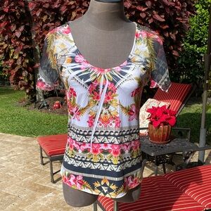 Floral Print Women's Top